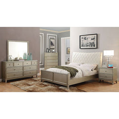 Enid Silver Cal.King Bed - Ornate Home