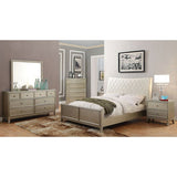 Enid Silver Queen Bed - Ornate Home