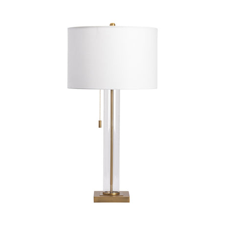 Enlight Gold/Transparent Pull Chain Table Lamp - Ornate Home