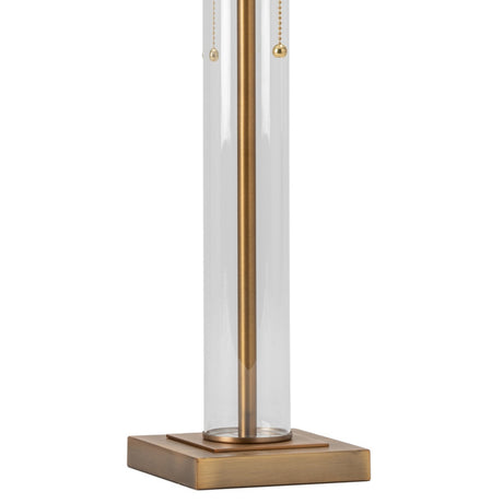 Enlight Gold/Transparent Pull Chain Table Lamp - Ornate Home