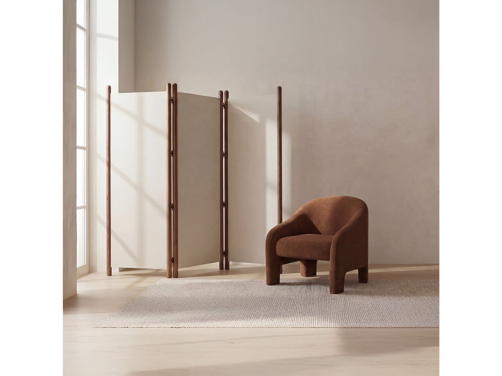 Enni Off-White Screen - Ornate Home