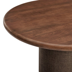 Enric Walnut 84 Inch Mango Wood Oval Dining Table - Ornate Home