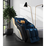 Enrich Navy PU Massage Chair - Ornate Home