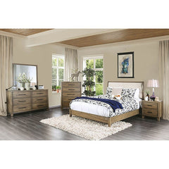 Enrico Light Oak Mirror - Ornate Home