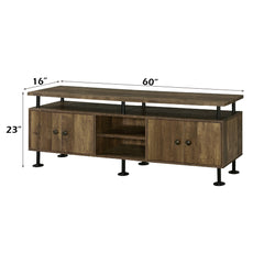 Ensata Ii Oak TV Stand - Ornate Home
