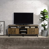 Ensata Ii Oak TV Stand - Ornate Home