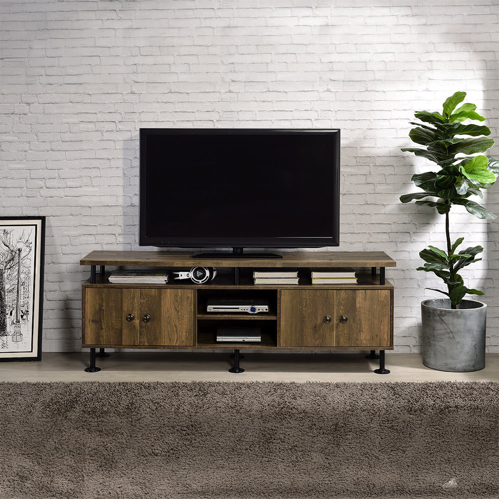 Ensata Ii Oak TV Stand - Ornate Home