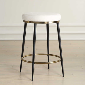 Ensemble Cream Counter Stool - Ornate Home