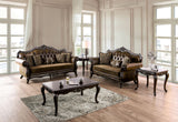 Ensenada Dark Cherry/Brown Sofa - Ornate Home