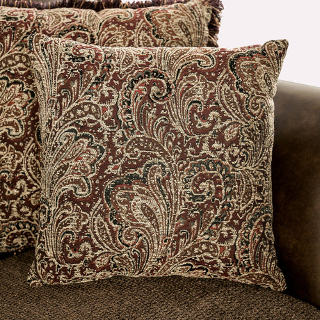 Ensenada Dark Cherry/Brown Sofa - Ornate Home
