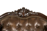 Ensenada Dark Cherry/Brown Sofa - Ornate Home
