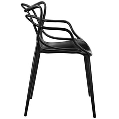 Entangled Black Dining Armchair - Ornate Home