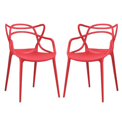Entangled Red Dining (Set of 2) - Ornate Home