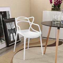 Entangled White Dining Armchair - Ornate Home