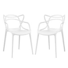 Entangled White Dining (Set of 2) - Ornate Home