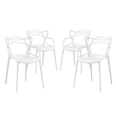 Entangled White Dining (Set of 4) - Ornate Home