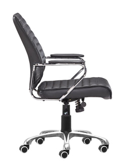 Enterprise Black Low Back Office Chair - Ornate Home