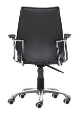 Enterprise Black Low Back Office Chair - Ornate Home