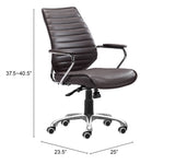 Enterprise Espresso Low Back Office Chair