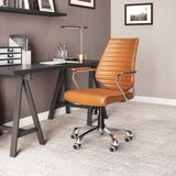 Enterprise Terracotta Low Back Office Chair - Ornate Home