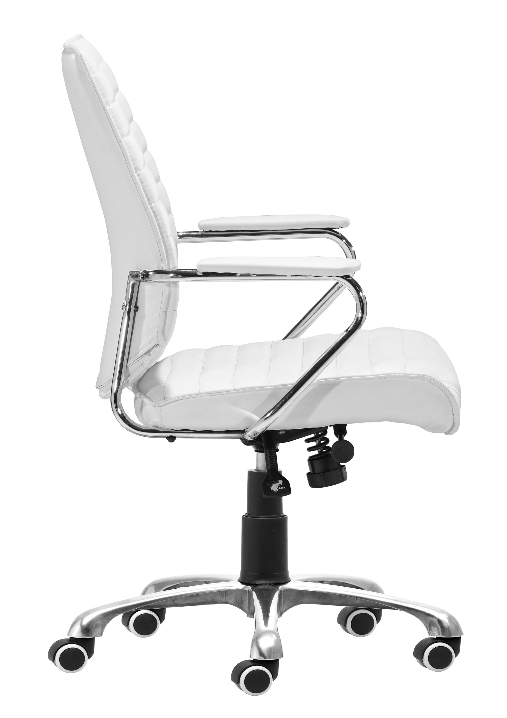 Enterprise White Low Back Office Chair
