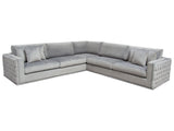 Envy Grey 3pc Sectional - Ornate Home