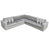 Envy Grey 3pc Sectional - Ornate Home