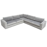 Envy Grey 3pc Sectional - Ornate Home
