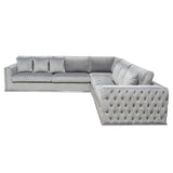 Envy Grey 3pc Sectional - Ornate Home