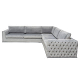 Envy Grey 3pc Sectional - Ornate Home