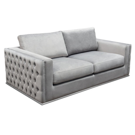 Envy Grey Loveseat - Ornate Home