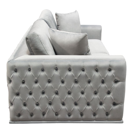 Envy Grey Loveseat - Ornate Home
