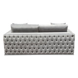 Envy Grey Loveseat - Ornate Home