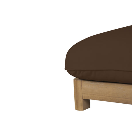 Enzo Brown Outdoor Adjustable Lounge Chair - Ornate Home