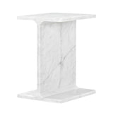 Enzo White Accent Table - Ornate Home