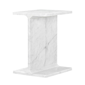 Enzo White Accent Table - Ornate Home
