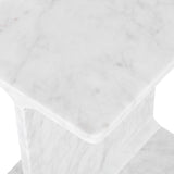 Enzo White Accent Table - Ornate Home