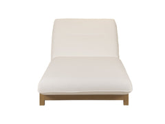 Enzo White Outdoor Adjustable Lounge Chair - Ornate Home