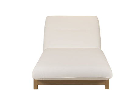 Enzo White Outdoor Adjustable Lounge Chair - Ornate Home