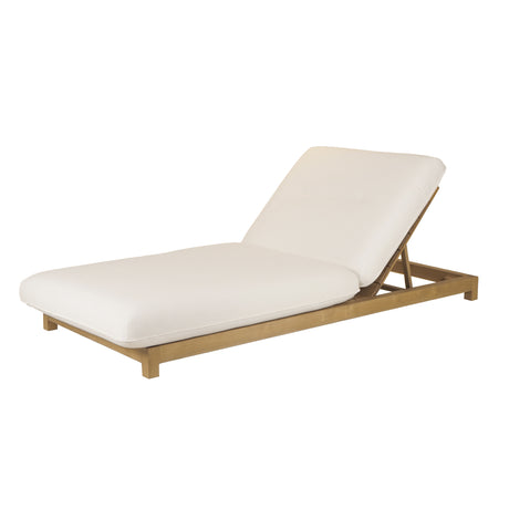 Enzo White Outdoor Adjustable Lounge Chair - Ornate Home