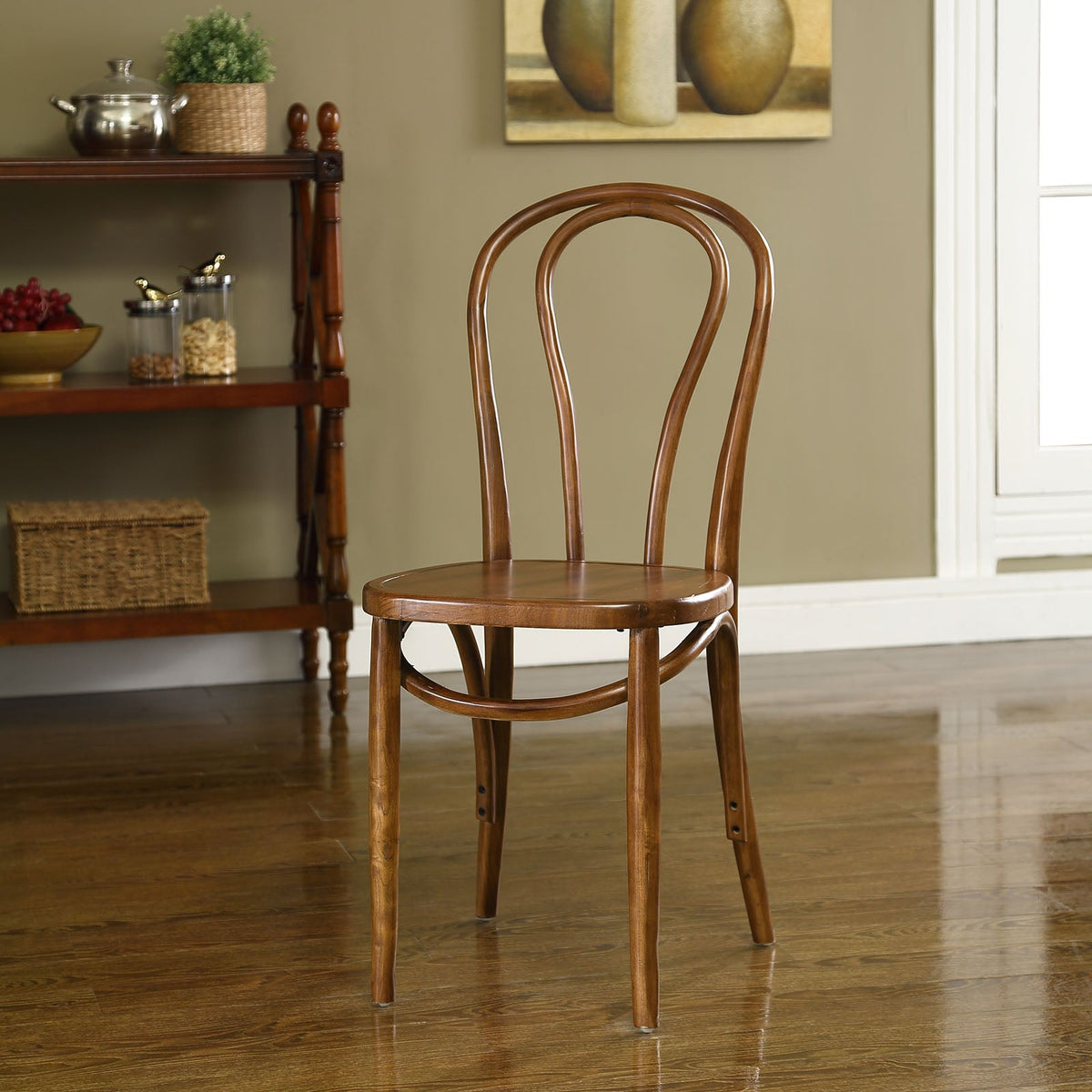 Eon Walnut Dining Side Chair - Ornate Home