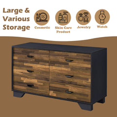 Eos Walnut & Black Dresser - Ornate Home