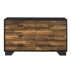 Eos Walnut & Black Dresser - Ornate Home