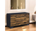 Eos Walnut & Black Dresser - Ornate Home