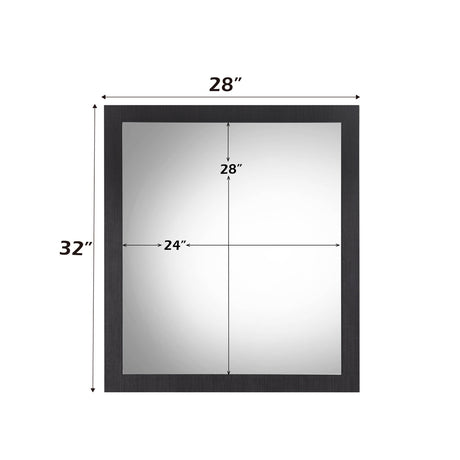 Eos Walnut & Black Mirror - Ornate Home