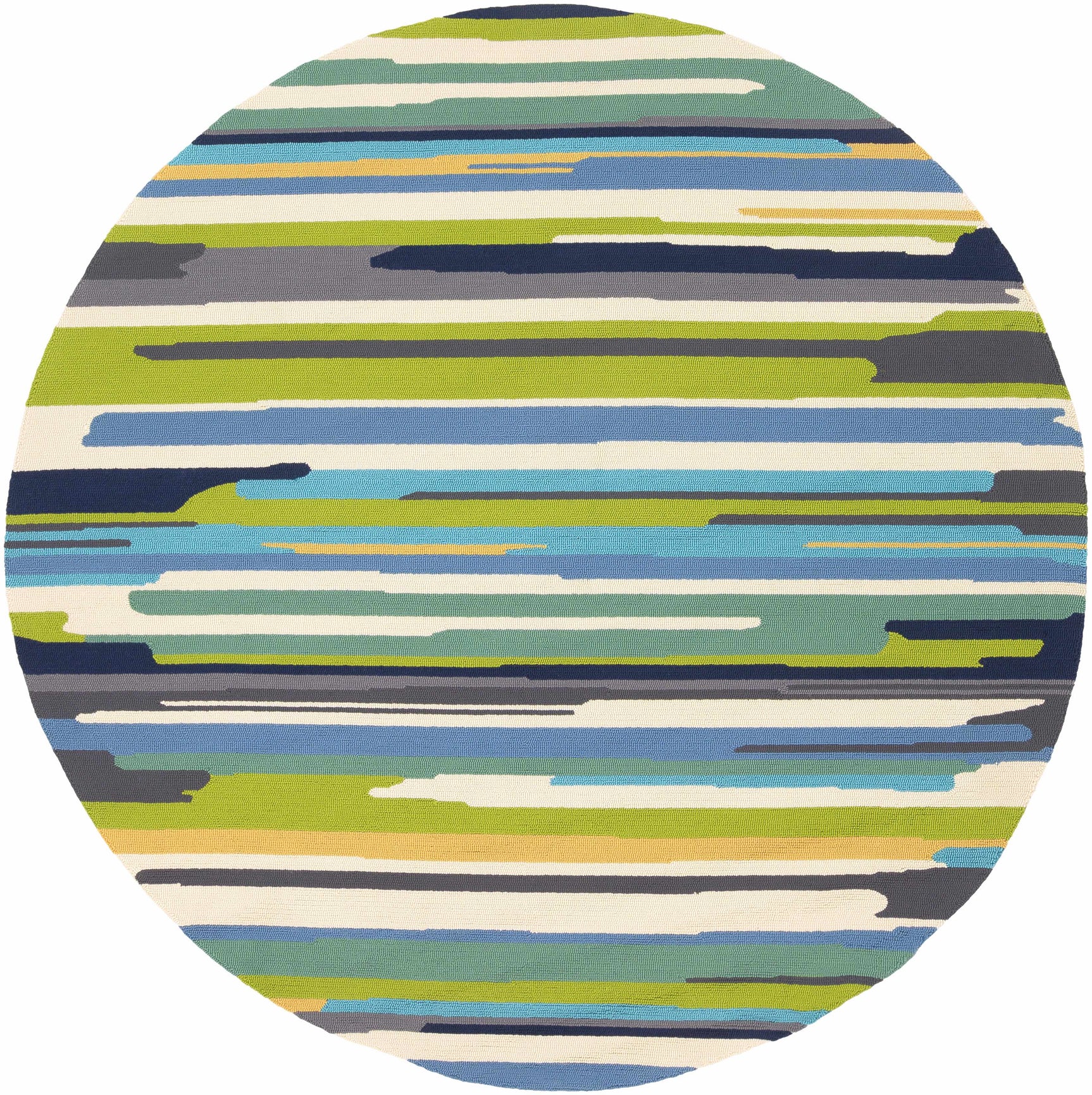 Ephrata Colorful Blue Outdoor Rug - Clearance - Ornate Home