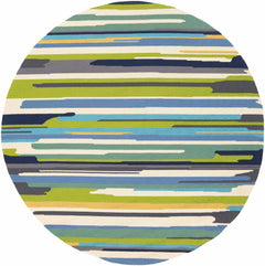 Ephrata Colorful Blue Outdoor Rug - Clearance - Ornate Home