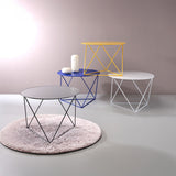 Epidia Blue Accent Table - Ornate Home