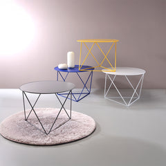Epidia Blue Accent Table - Ornate Home