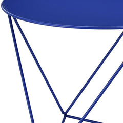 Epidia Blue Accent Table - Ornate Home